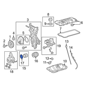 Lexus OE - Engine Oil Filter Housing Cover O-Ring