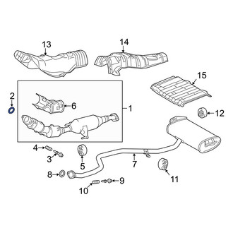 Lexus OE - Rear Rearward Catalytic Converter Gasket