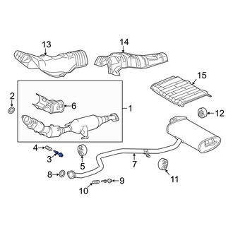 Lexus OE - Exhaust Bolt