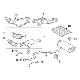 Lexus OE - Exhaust System - Exhaust Components