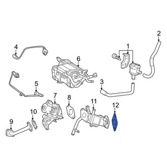 Lexus OE - Exhaust Gas Recirculation (EGR) Cooler Gasket
