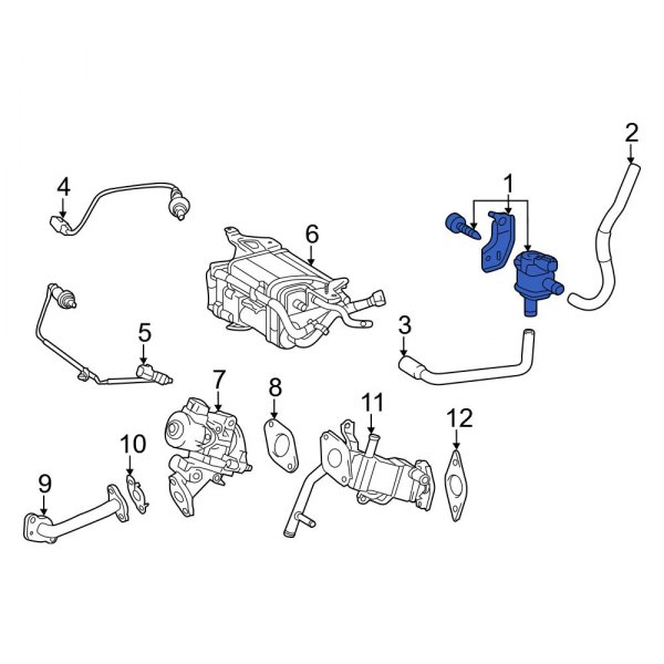 Exhaust Gas Recirculation (EGR) Vacuum Delay Valve