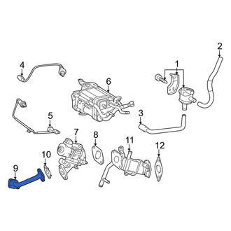 Lexus OE - Exhaust Gas Recirculation (EGR) Tube