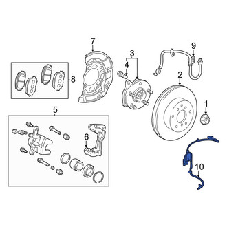 Lexus OE - Front Right ABS Wheel Speed Sensor