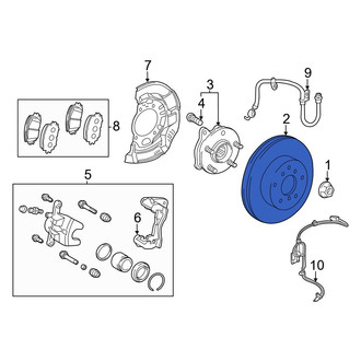 Lexus OE - Front Disc Brake Rotor