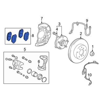 Lexus OE - Front Disc Brake Pad Set