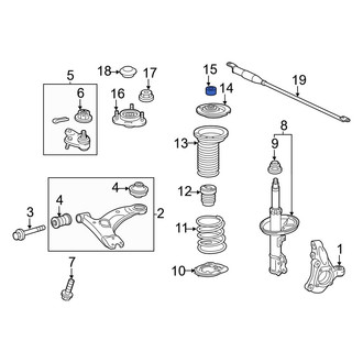 Lexus OE - Front Suspension Strut Bellows