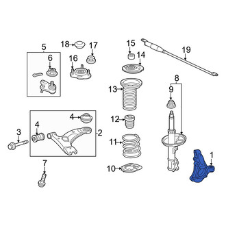 Lexus OE - Front Right Steering Knuckle