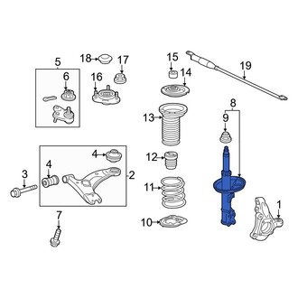 Lexus OE - Front Left Suspension Strut