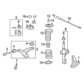 Lexus OE - Front Suspension - Suspension Components