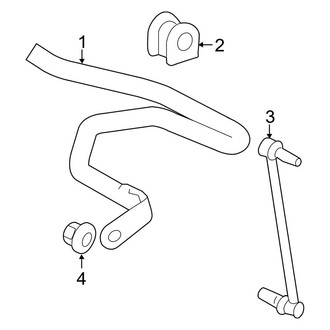 Lexus OE - Front Suspension - Stabilizer Bar & Components