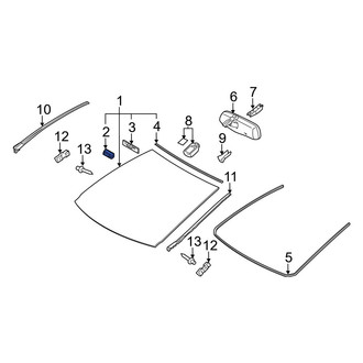 Lexus OE - Windshield Spacer