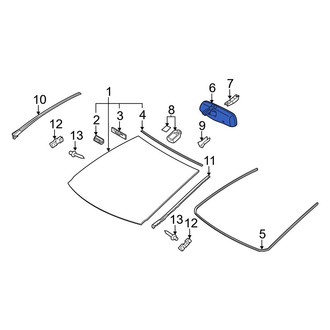 Lexus OE - Front Interior Rear View Mirror