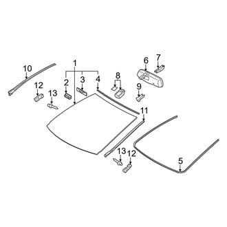 Lexus OE - Windshield - Glass