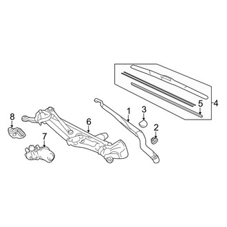 Lexus OE - Windshield - Wiper Components