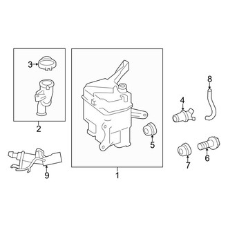 Lexus OE - Windshield - Washer Components (W/O Headlamp Washer)