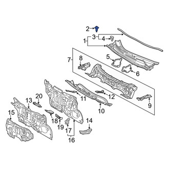 Lexus OE - Deck Lid Hinge Clip