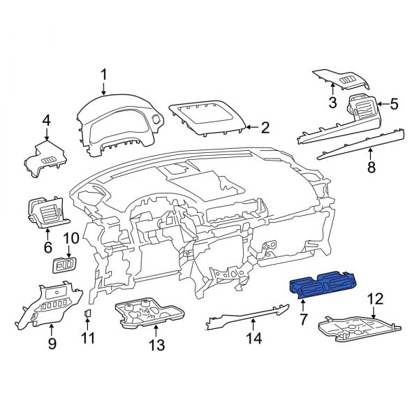 Dashboard Air Vent