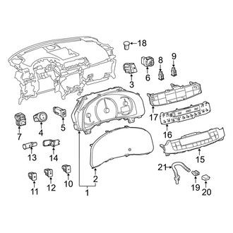 Lexus OE - Instrument Panel - Cluster & Switches