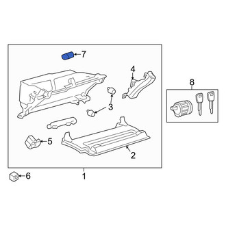 Lexus OE - Front Glove Box Light