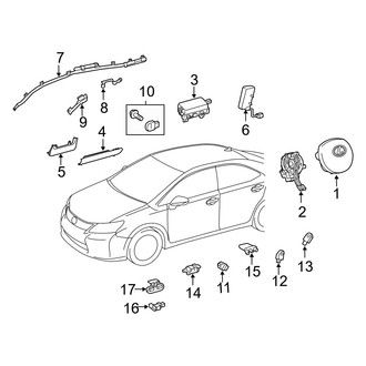Lexus OE - Restraint Systems - Air Bag Components