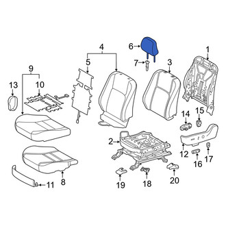 Lexus OE - Front Right Headrest