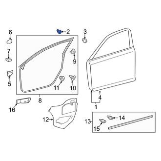 Lexus OE - Rear Deck Lid Stop Buffer