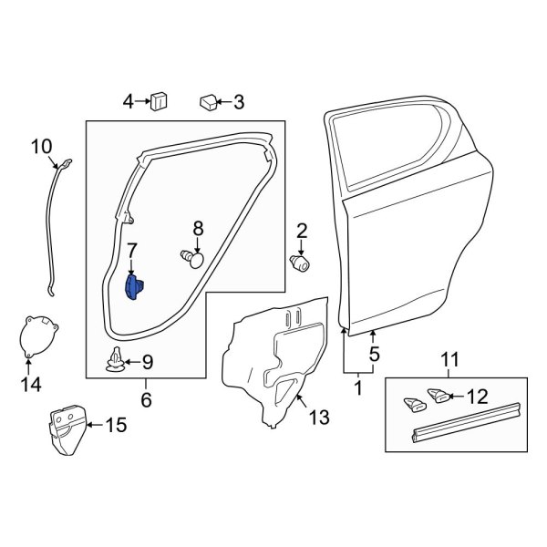 Door Seal Clip