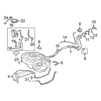 Lexus OE - Fuel Filler Housing Seal