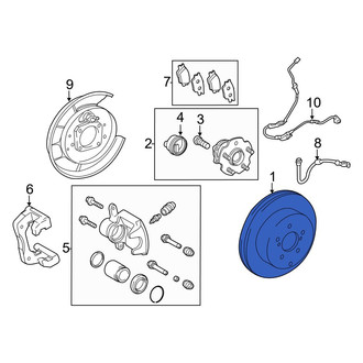 Lexus OE - Rear Disc Brake Rotor