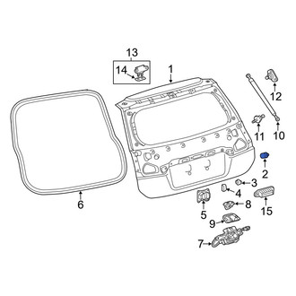 Lexus OE - Rear Deck Lid Stop Buffer