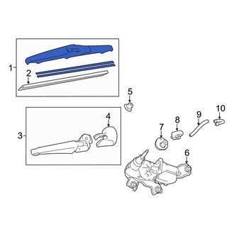 Lexus OE - Rear Wiper Blade