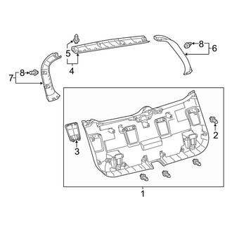 Lexus OE - Lift Gate - Interior Trim