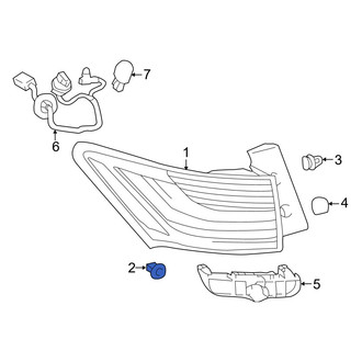 Lexus OE - Front Quarter Panel Splash Shield Clip