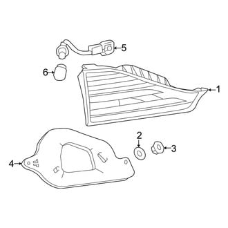 Lexus OE - Rear Lamps - Backup Lamps