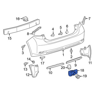 Lexus OE - Rear Parking Aid Sensor