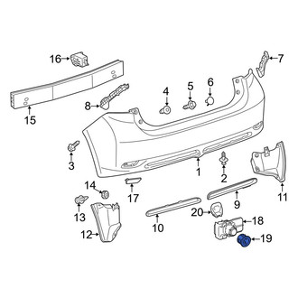 Lexus OE - Rear Parking Aid Sensor Housing
