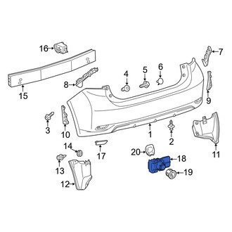 Lexus OE - Rear Parking Aid Sensor