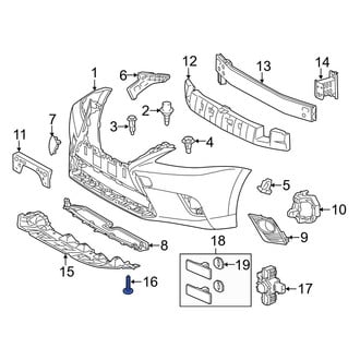 Lexus OE - Radiator Support Splash Shield Bolt