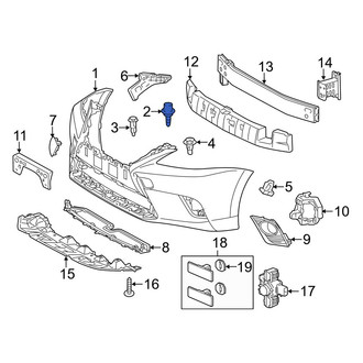 Lexus OE - Bumper Cover Insulator