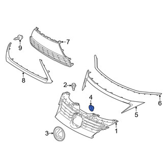 Lexus OE - Grille Emblem Nut