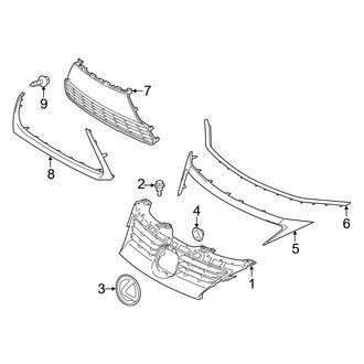 Lexus OE - Front Bumper & Grille - Grille
