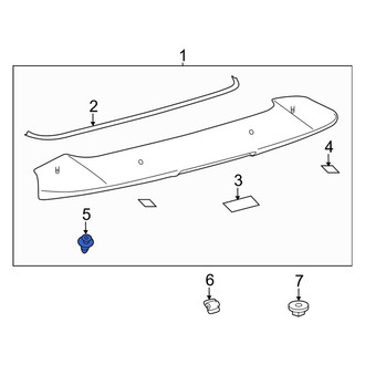 Lexus OE - Spoiler Clip