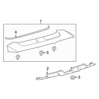 Lexus OE - Lift Gate - Spoiler (F Sport)