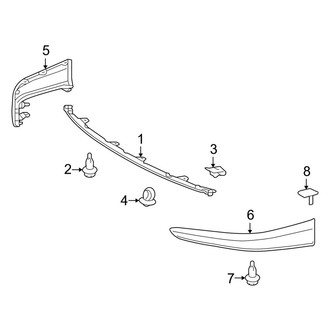Lexus OE - Front Bumper & Grille - Spoiler