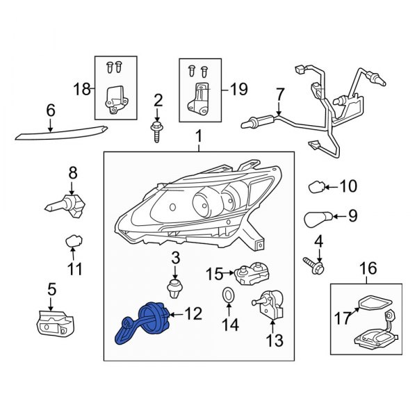 Headlight Bulb Cap