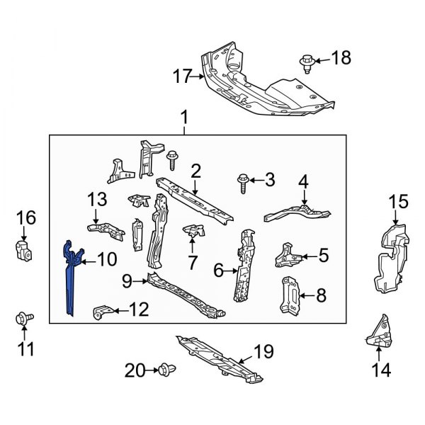 Hood Latch Support