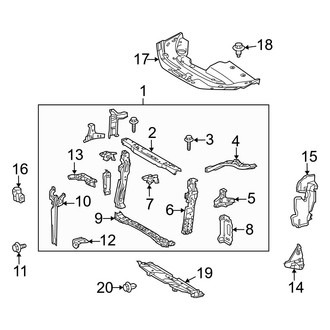 Lexus OE - Radiator Support