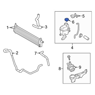 Lexus OE - Drive Motor Inverter Coolant Reservoir Cap