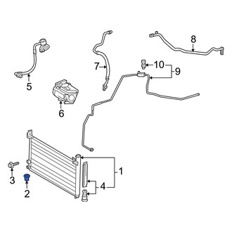 Lexus OE - A/C Condenser Bracket Insulator